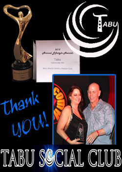 Voted Favorite Lifestyle Club 2010 Tabu Baltimore MD