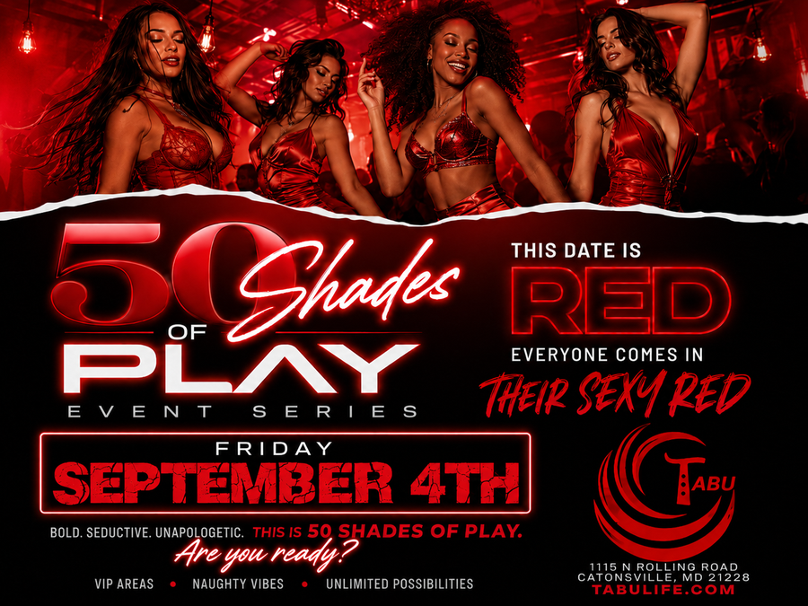 Tabu’s 50 Shades of Play - Red Event